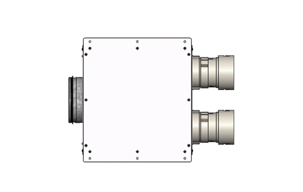 Supply air box - for valve above door
